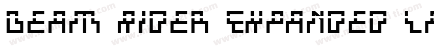 Beam Rider Expanded Laser字体转换